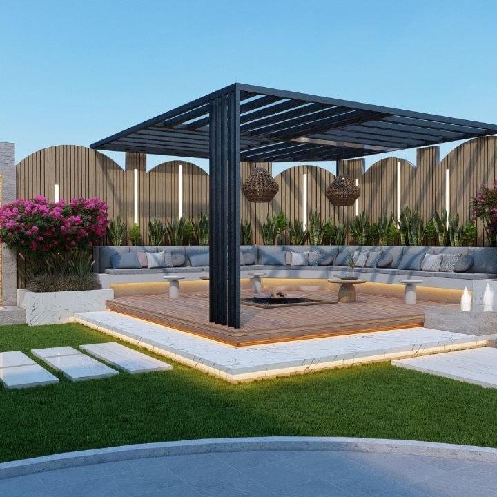  مظلات خشبية