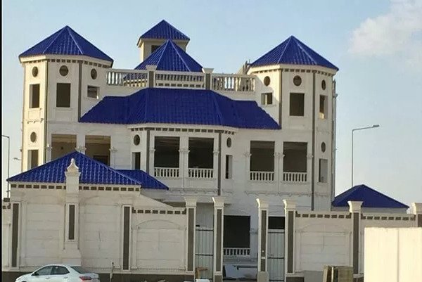 قرميد معدني كوري قرميد ازرق مكة