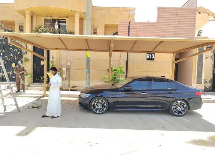 مظلات مداخل فلل